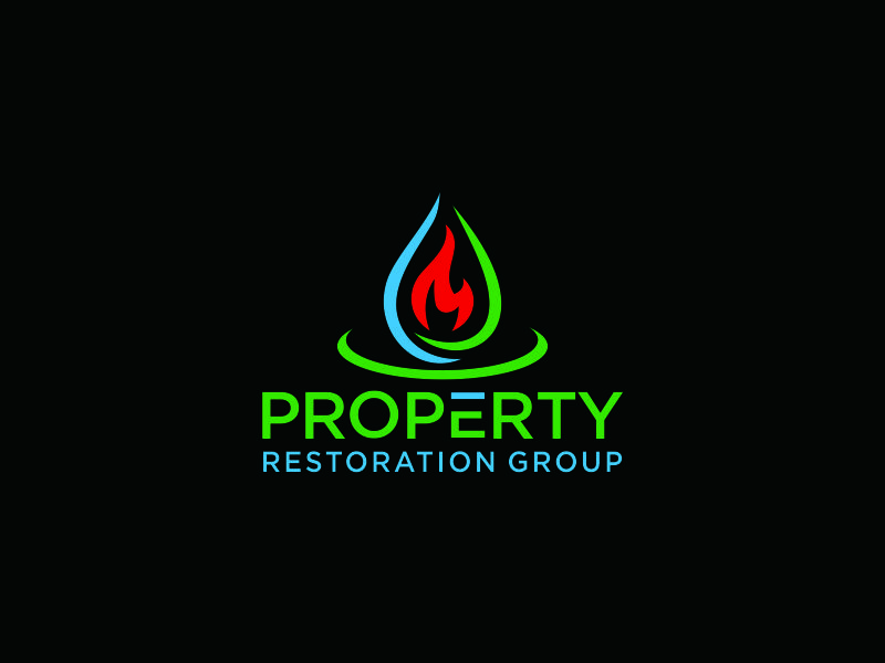 Property Restoration Group logo design by azizah