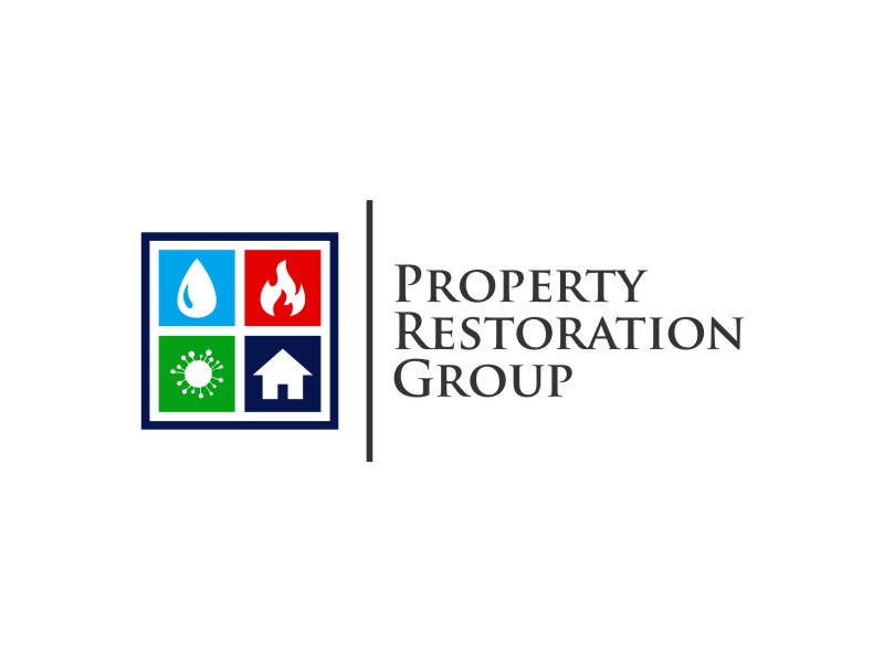 Property Restoration Group logo design by hopee