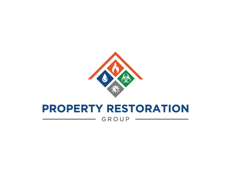 Property Restoration Group logo design by mikha01