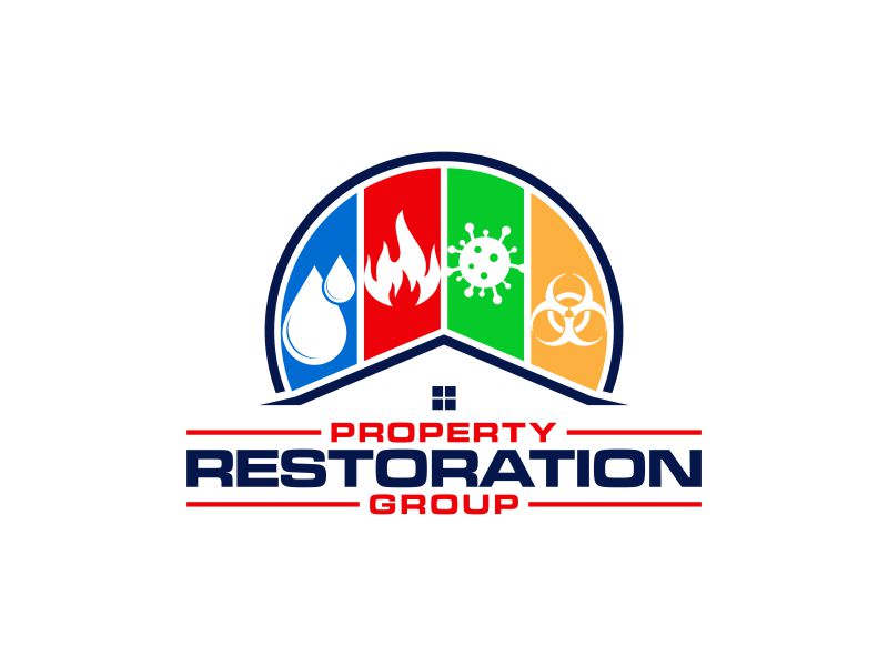 Property Restoration Group logo design by blessings