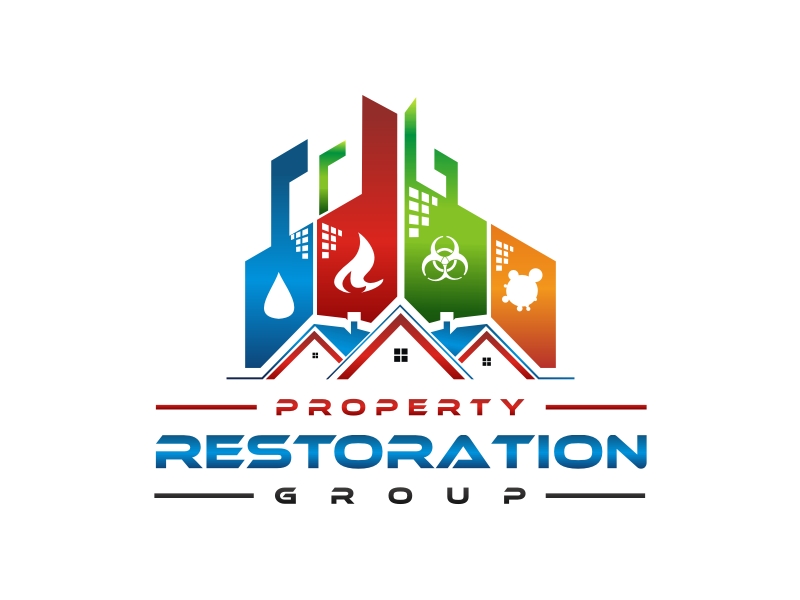 Property Restoration Group logo design by KQ5