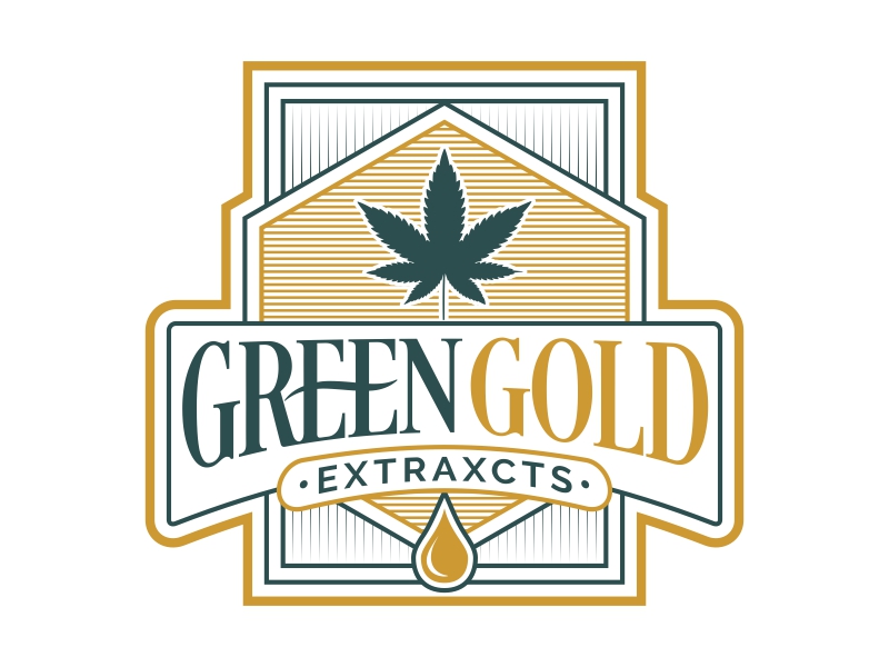 Green Gold Extraxcts logo design by AnandArts