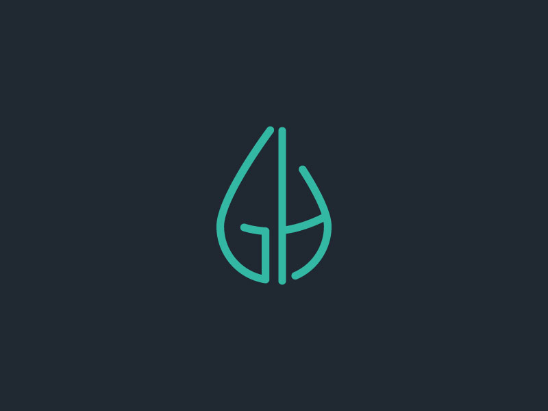 GH logo design by Rhiezone