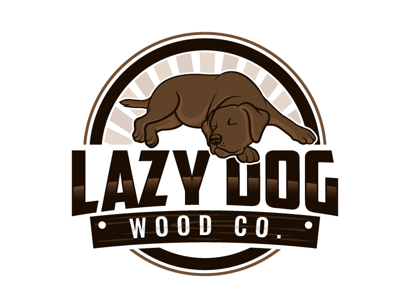Lazy Dog Wood Co. logo design by dasigns