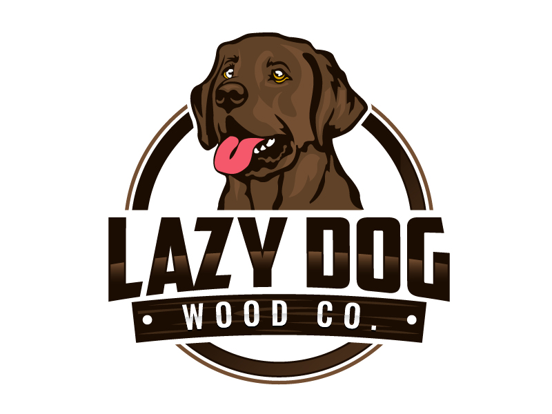 Lazy Dog Wood Co. logo design by dasigns