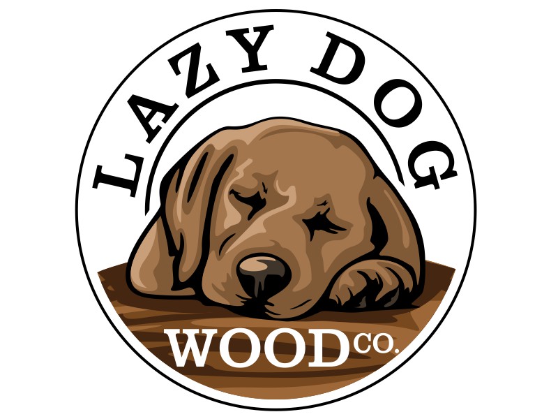 Lazy Dog Wood Co. logo design by veron