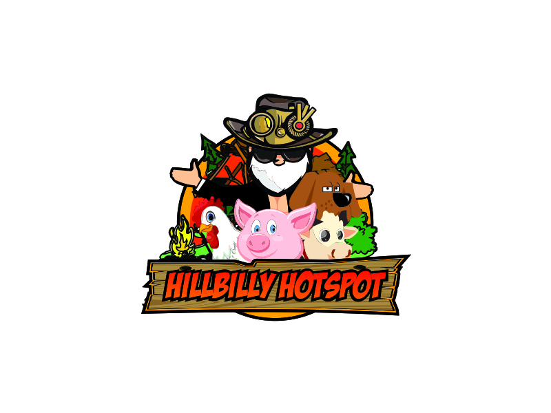 HillBilly HotSpot logo design by RIFQI