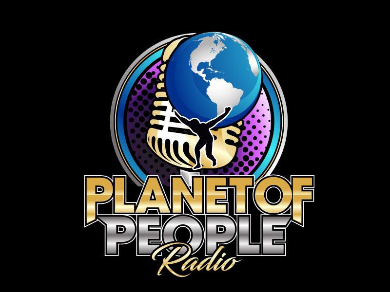 Planet of People (POP) Radio logo design by bezalel