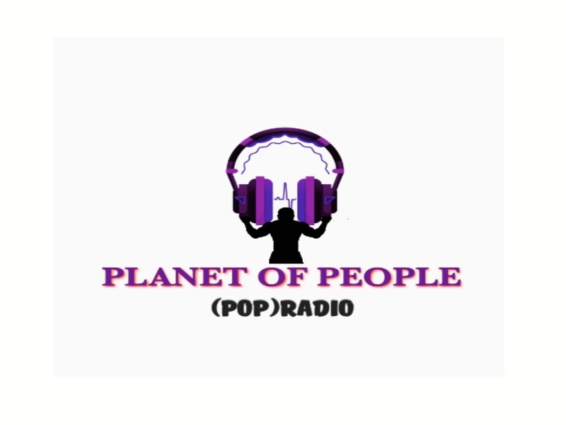 Planet of People (POP) Radio logo design by Pritika Thakur