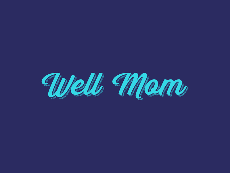 Well Mom logo design by enzidesign