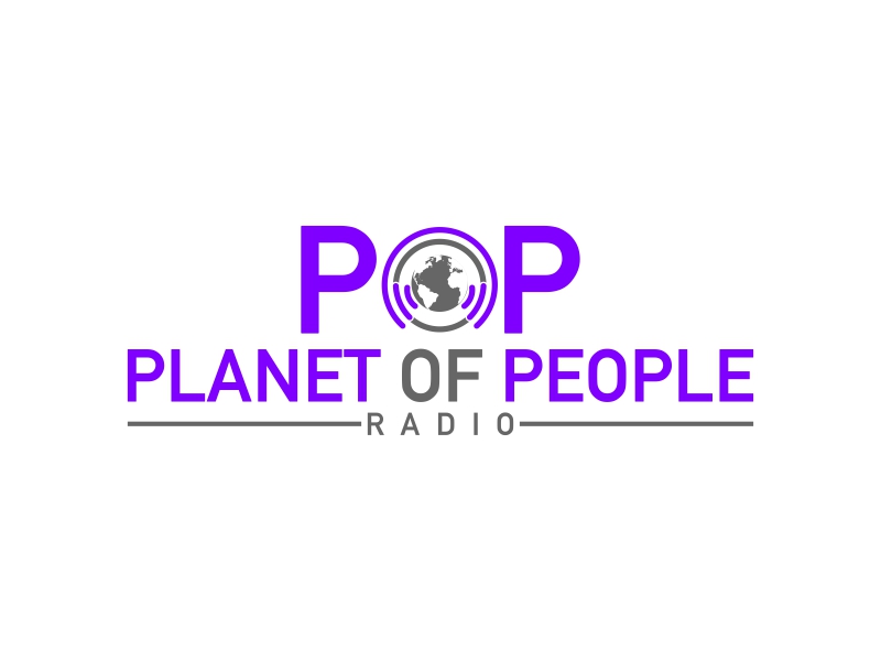 Planet of People (POP) Radio logo design by luckyprasetyo