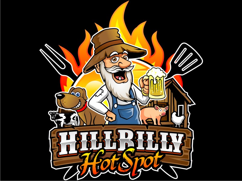 HillBilly HotSpot logo design by haze