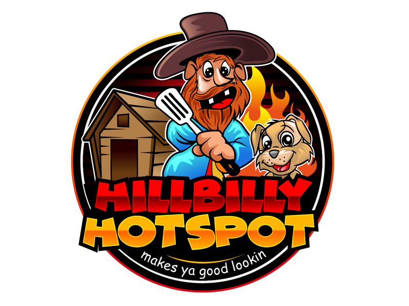 HillBilly HotSpot logo design by DreamLogoDesign