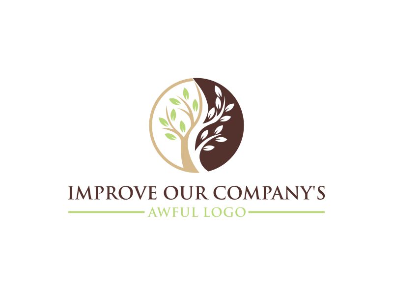 Improve our company's awful logo logo design by valace