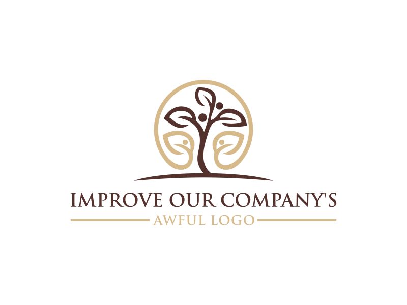 Improve our company's awful logo logo design by valace