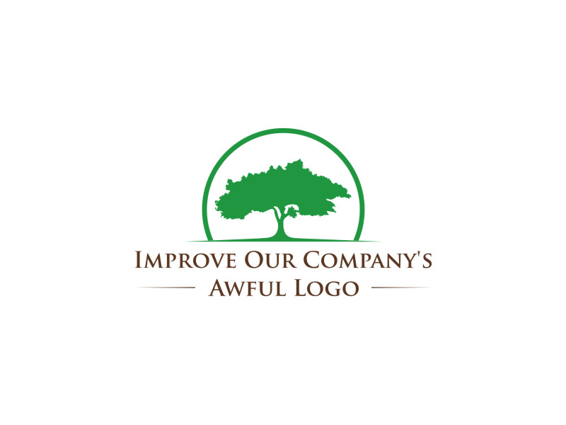 Improve our company's awful logo logo design by Garmos