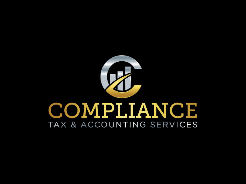 Compliance Tax & Accounting Services logo design by Gilate
