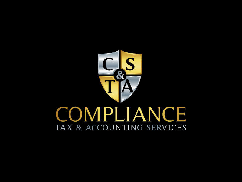 Compliance Tax & Accounting Services logo design by Gilate