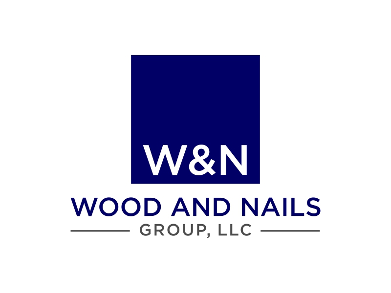 Wood and Nails Group, LLC logo design by kurnia