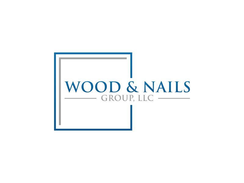 Wood and Nails Group, LLC logo design by muda_belia