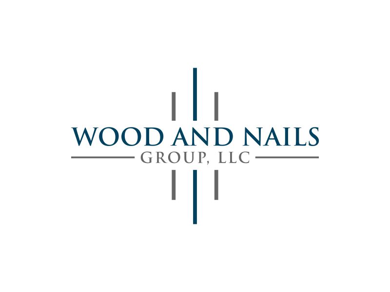 Wood and Nails Group, LLC logo design by dewipadi