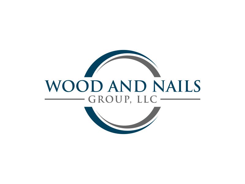 Wood and Nails Group, LLC logo design by dewipadi