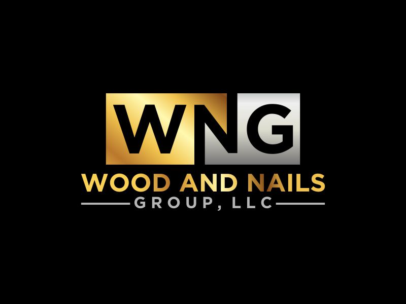 Wood and Nails Group, LLC logo design by josephira