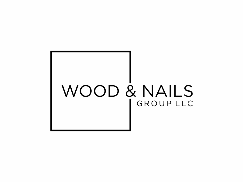 Wood and Nails Group, LLC logo design by EkoBooM