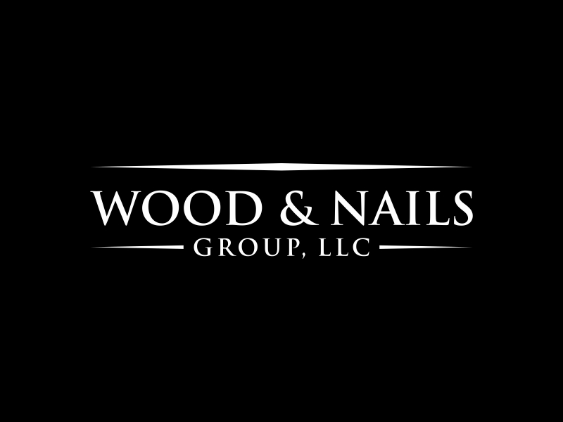 Wood and Nails Group, LLC logo design by EkoBooM