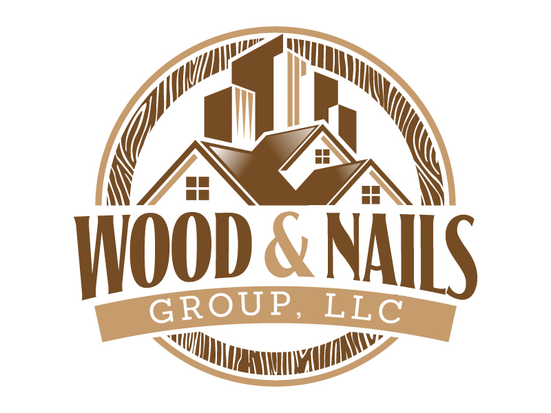 Wood and Nails Group, LLC logo design by jaize