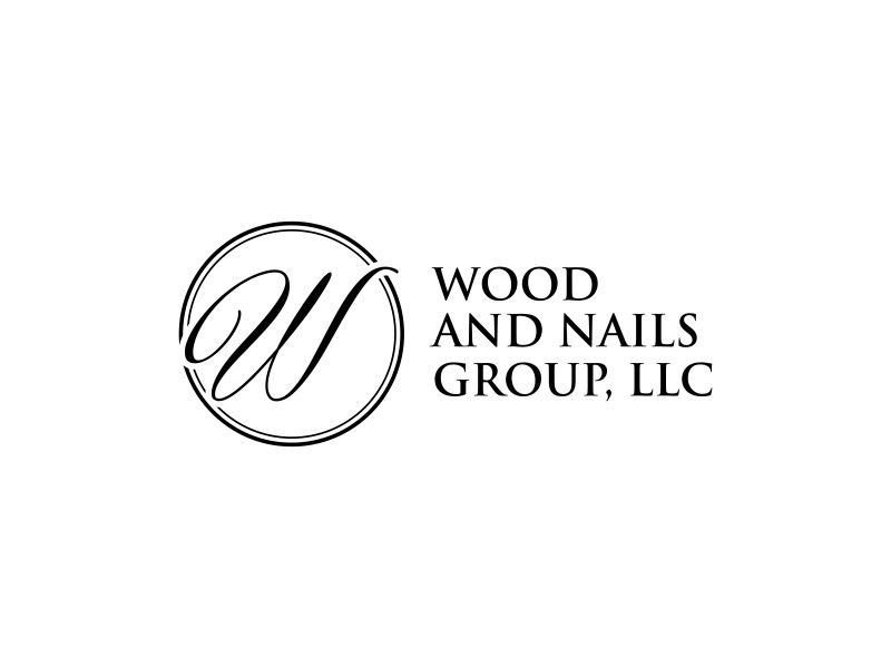 Wood and Nails Group, LLC logo design by mukleyRx