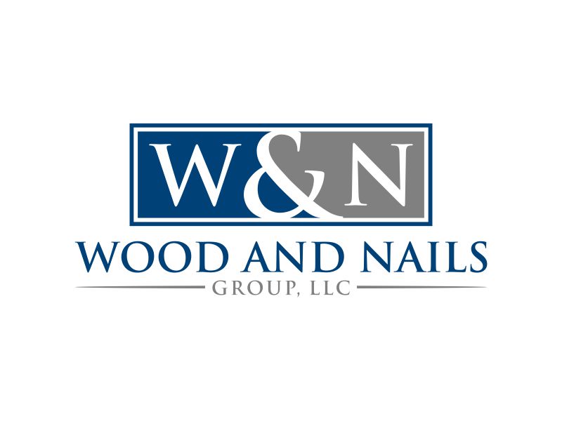 Wood and Nails Group, LLC logo design by Franky.