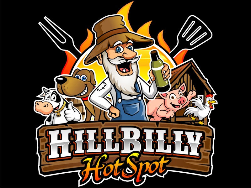 HillBilly HotSpot logo design by haze