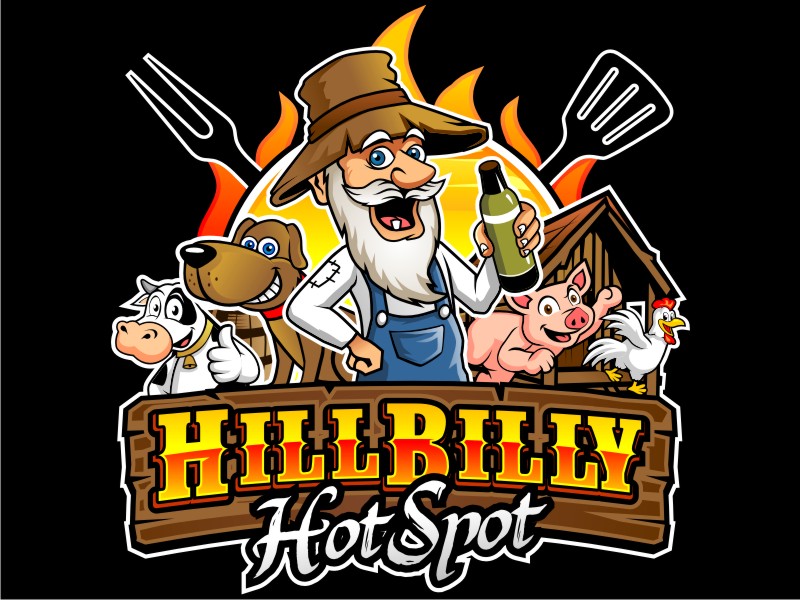 HillBilly HotSpot logo design by haze