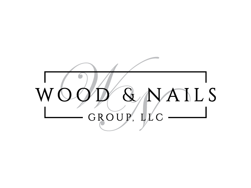 Wood and Nails Group, LLC logo design by jonggol