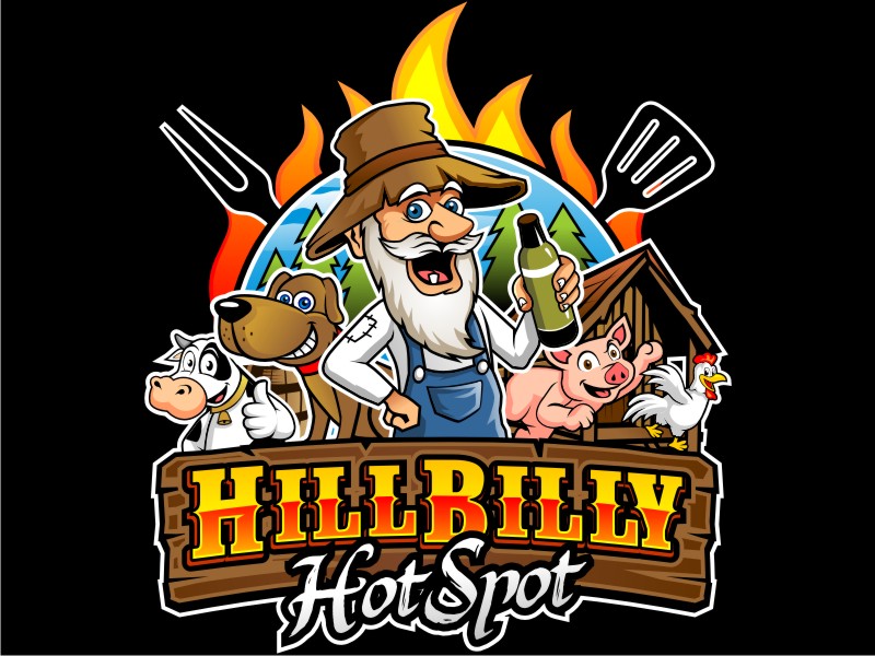 HillBilly HotSpot logo design by haze