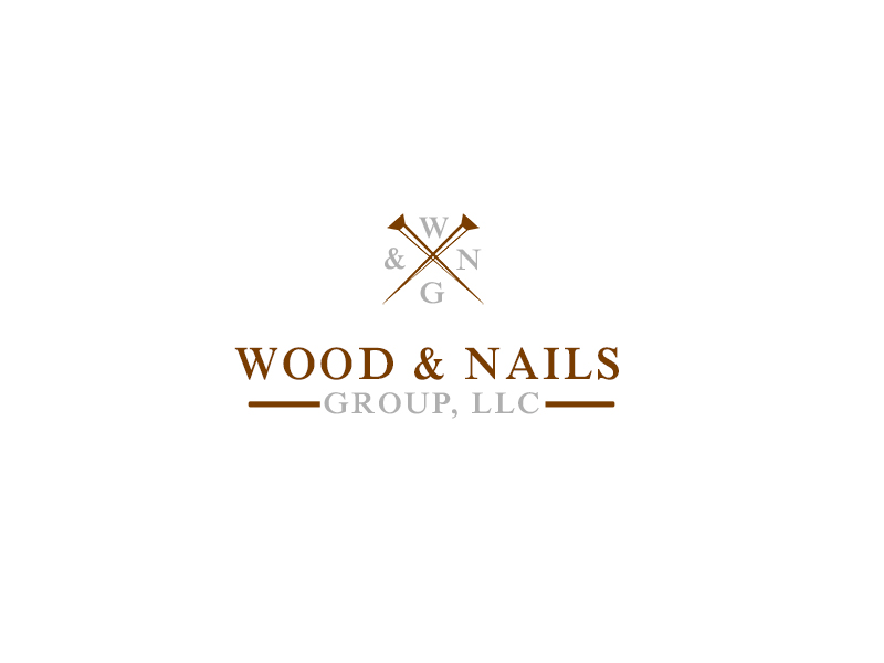 Wood and Nails Group, LLC logo design by bougalla005
