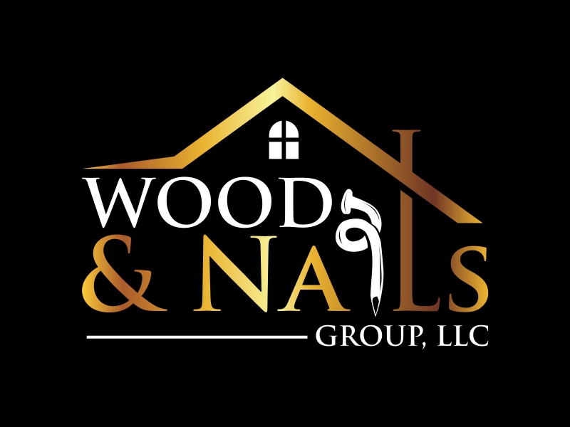 Wood and Nails Group, LLC logo design by qqdesigns