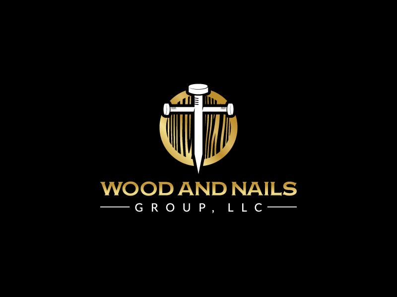 Wood and Nails Group, LLC logo design by MonkDesign