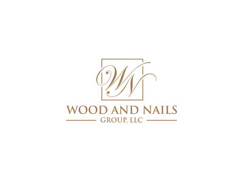 Wood and Nails Group, LLC logo design by hopee
