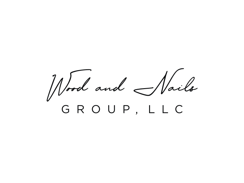 Wood and Nails Group, LLC logo design by KQ5