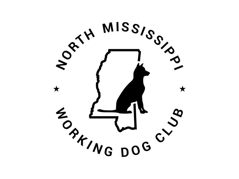 North Mississippi Working Dog Club logo design by funsdesigns