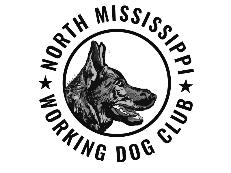 North Mississippi Working Dog Club logo design by aryamaity