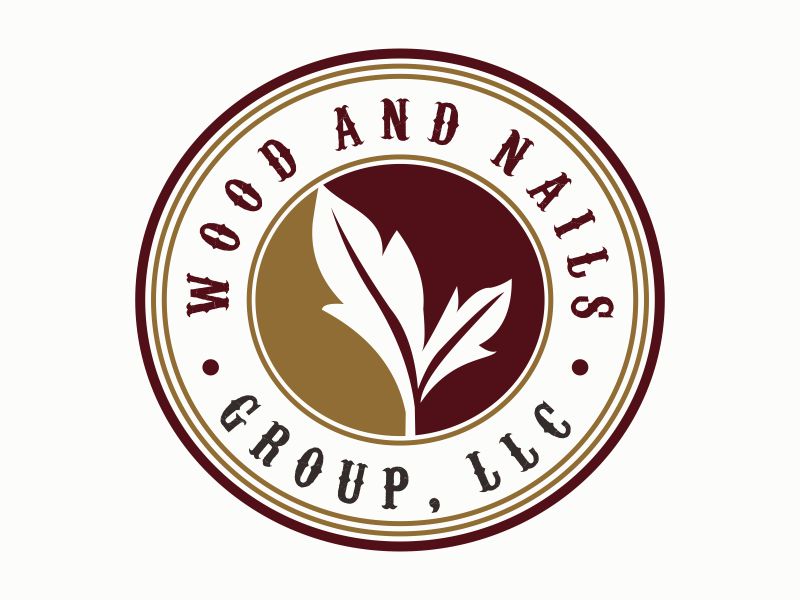 Wood and Nails Group, LLC logo design by Greenlight