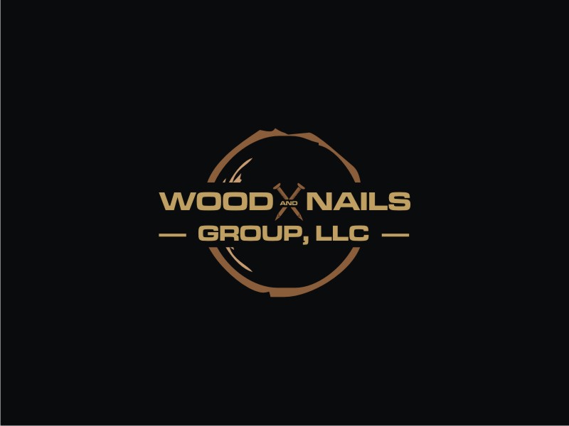 Wood and Nails Group, LLC logo design by cintya