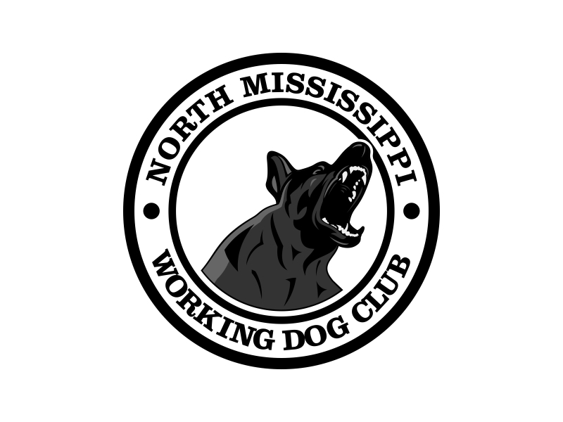 North Mississippi Working Dog Club logo design by Kruger
