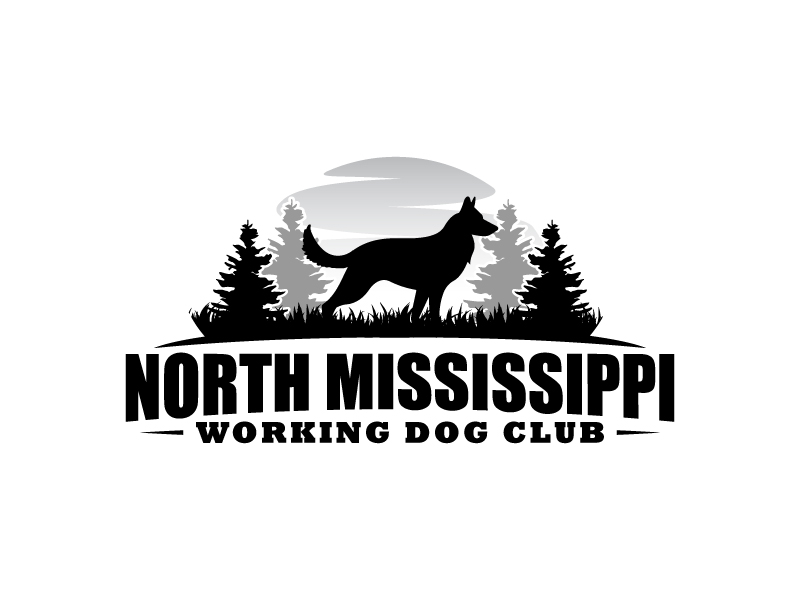 North Mississippi Working Dog Club logo design by Kirito