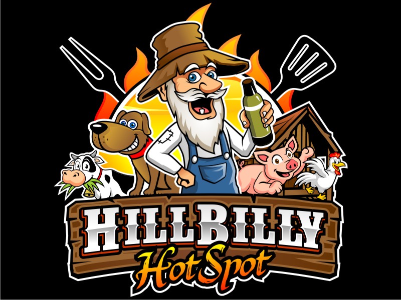 HillBilly HotSpot logo design by haze