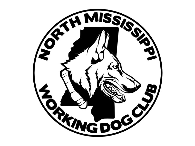 North Mississippi Working Dog Club logo design by haze