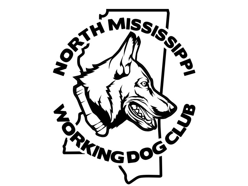 North Mississippi Working Dog Club logo design by haze